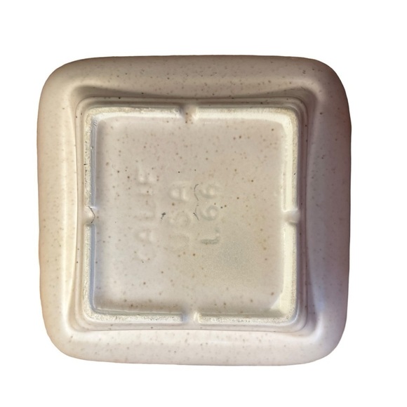 Vintage ALBE L69 Divided Serving Dish Cream Speckled Floral Ceramic Tray - Picture 3 of 8